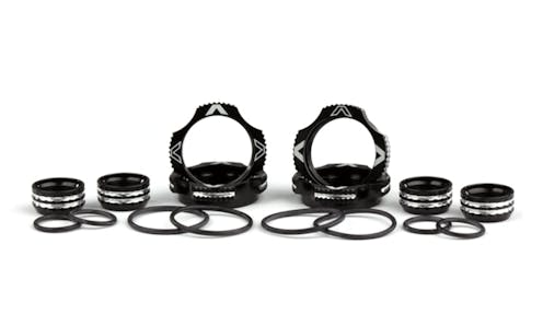 #AV10121 - AVID RINGER BLACK ALUMINIUM 13MM SHOCK KIT - AE 13MM SHOCKS