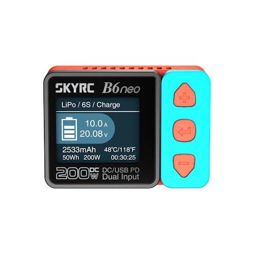 #SK-100198-01 - SKY RC B6NEO DC CHARGER - RED/BLUE