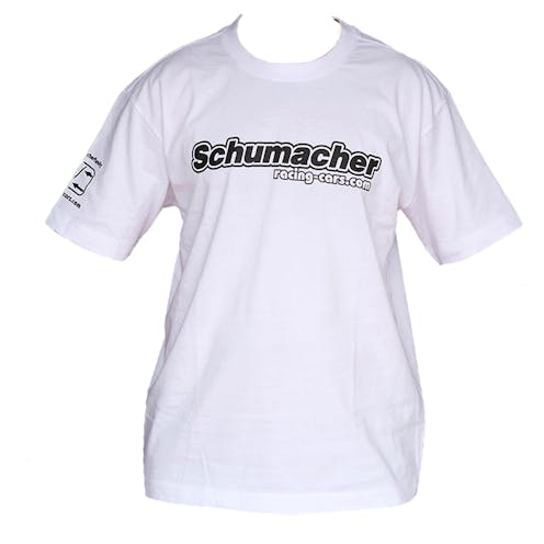 #G1001XS - SCHUMACHER "MONO" T-SHIRT WHITE - XS