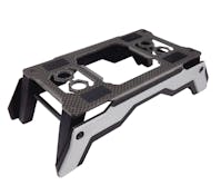 #RCM-3DPCS-OFR-SILVER - RC MAKER 3D PRO CARBON CAR STAND FOR 1/10TH OFF-ROAD - SILVER