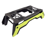 #RCM-3DPCS-OFR-YELLOW - RC MAKER 3D PRO CARBON CAR STAND FOR 1/10TH OFF-ROAD - YELLOW