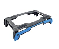 #RCM-3DPCS-ONR-BLUE - RC MAKER 3D PRO CARBON CAR STAND FOR 1/10TH & 1/12TH ONROAD  - BLUE
