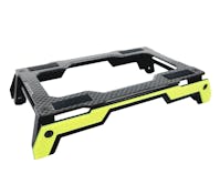 #RCM-3DPCS-ONR-YELLOW - RC MAKER 3D PRO CARBON CAR STAND FOR 1/10TH & 1/12TH ONROAD  - YELLOW