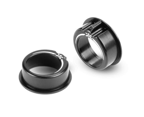 #XR302064-K - ALU ADJUSTMENT BALL-BEARING HUB +1MM - BLACK (2)