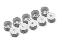 #XR329901-H - TEAM XRAY 2WD/4WD REAR WHEEL AERODISK WITH 12MM HEX IFMAR - WHITE - (10)