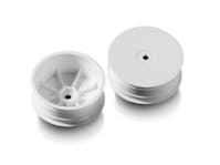 #XR329910-H - TEAM XRAY 2WD FRONT WHEEL AERODISK WITH 12MM HEX IFMAR - WHITE - HARD (2)