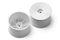 #XR329913-H - TEAM XRAY 2WD/4WD REAR WHEEL AERODISK WITH 12MM HEX IFMAR - WHITE - HARD - (2)