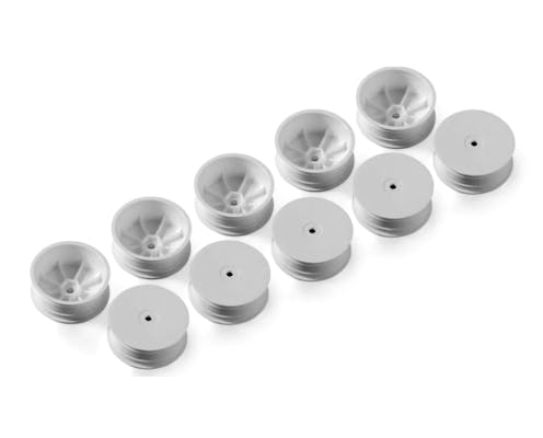 #XR369902-H - TEAM XRAY 4WD FRONT WHEEL AERODISK WITH 12MM HEX IFMAR - WHITE - HARD (10)