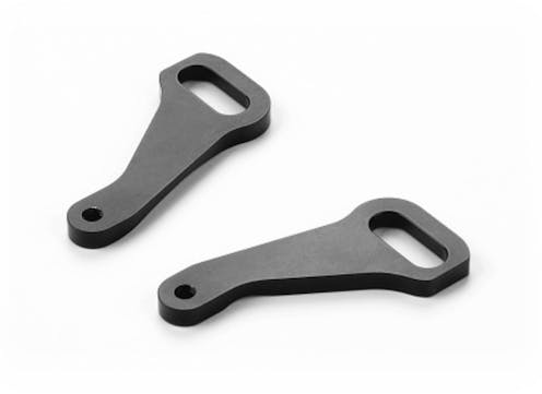 #XR302387 - X4 ALU REAR ARS PLATE - INNER SHOCK POSITION - SWISS 7075 T6 (L+R)