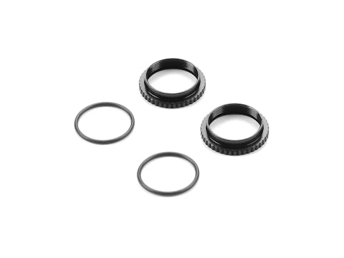 #XR308046-K - XLP ALU SHOCK ADJUSTABLE NUT - BLACK (2)