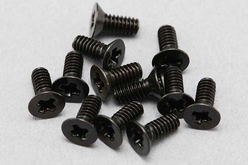 #ZC-F25PA - Yokomo M2x5.0mm Flat Head screw  12pcs.