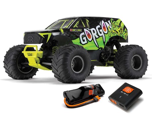 #ARA3230ST1 - ARRMA GORGON 2WD MT 1/10 RTR S - BATT & CHARGE INC - YELLOW