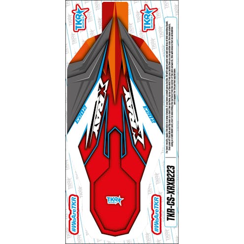 #TKR-CS-XRXB223 - TKR XRAY XB2'23 CHASSIS SKIN