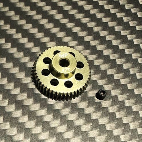 #P-TZ-H64047T - Zombie Pinion Gear 64DP - 47T 7075