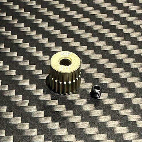 #P-TZ-H64021T - Zombie Pinion Gear 64DP - 21T 7075