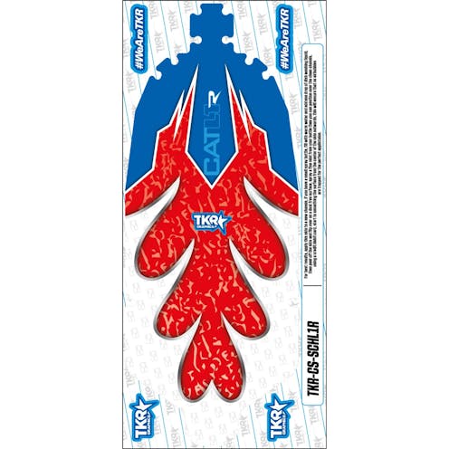 #TKR-CS-SCHL1R - TKR Graphics TKR Custom Chassis Skin (Schumacher CAT L1R)