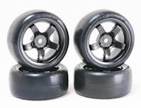 #D-MN24PG - SWEEP D-HIGH END COMPOUND MINI TYRES PRE-GLUED 24DEG 4PCS