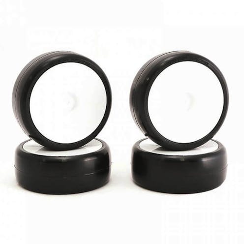 #D-28R3PGSX - SWEEP D-R3 HIGHEND COMPOUND PRE-GLUED TC TYRES 24MM 28DEG