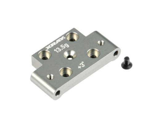 #XR322317 - XRAY ALU FRONT LOWER ARM MOUNT +3�/-3� - SWISS 7075 T6