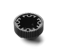 #XR324955-G - XRAY COMPOSITE GEAR DIFFERENTIAL CASE WITH PULLEY 53T - LCG - NARROW - GRAPHITE