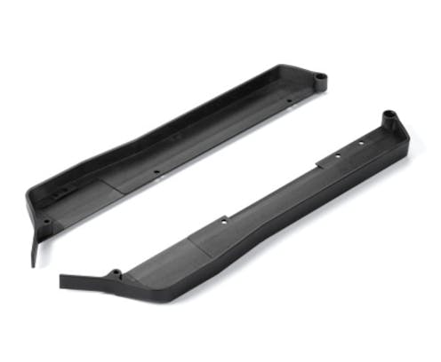 #XR361277-G - XRAY COMPOSITE CHASSIS SIDE GUARDS L+R - NARROW FRONT - V2 - GRAPHITE