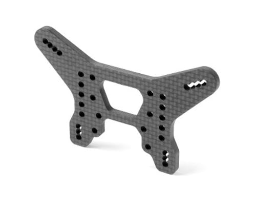 #XR363087 - XRAY GRAPHITE SHOCK TOWER FOR HS BULKHEAD - REAR - 3.5MM - LOWER