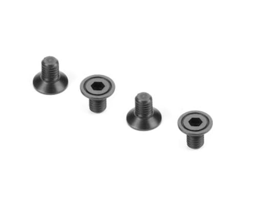 #XR913305 - XRAY HEX SCREW 110� SFH M3x5 - CNC MACHINED - HUDY SPRING STEEL� (4)