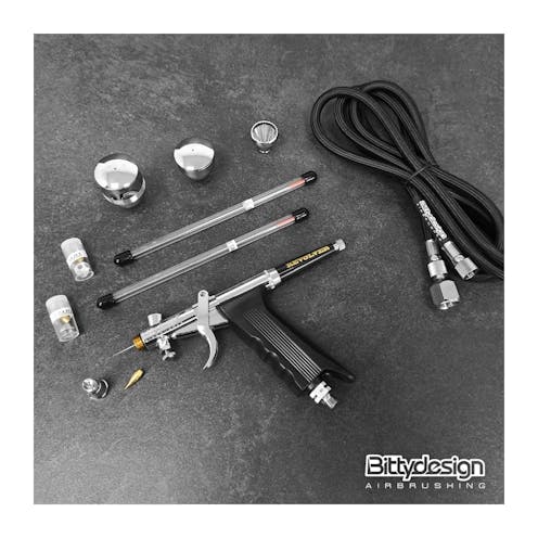 #BD-AIR-116B22 - Bittydesign Revolver Gravity Fed Dual-Action Airbrush