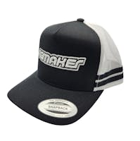 #RCM-H-BWT - RC Maker Embroidered Curved Peak Trucker Cap