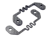 #RCM-X424-BFD - RC Maker Carbon Front Bulkhead Flex Dampener Set for XRAY X4'24