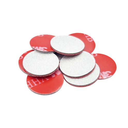 #RCM-FCBS-T - RCM Pre-Cut Round Double Sided Tape for Flexible Body Stiffener Series (10pcs)