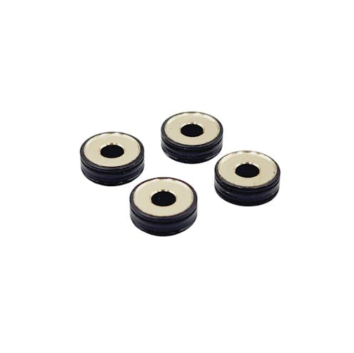 #RCM-RCSR-2.5B - RCM Large Contact Brass "Ringed" Roll Center Shim Set - Assorted Sizes - 2.5mm