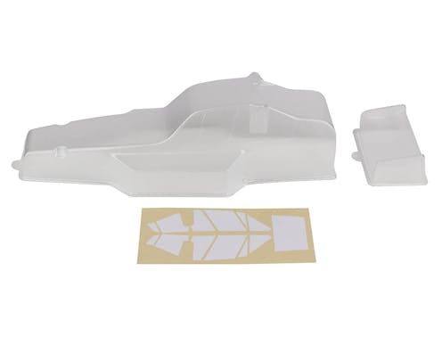 #AS6159 - TEAM ASSOCIATED RC10 PROTECH BODYSHELL AND WING (CLEAR)