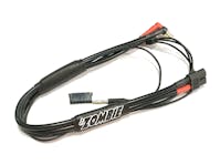 #B-TZ-103SRL - ZOMBIE XT60 - 5MM SHORT - 2S CHARGE CABLE - 300MM - BLACK