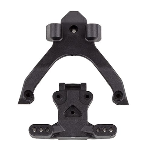 #AS92404 - TEAM ASSOCIATED RC10B7 FT TOP PLATE & BALLSTUD MOUNT, CARBON