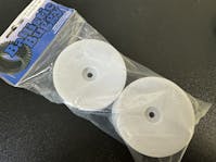 #BBW95 - BALLISTIC BUGGY 1/10 DISHED BUGGY FRONT 2WD WHEEL - WHITE