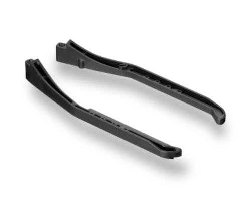 #XR321254-G - COMPOSITE ELEVATED CHASSIS SIDE BRACES L+R - GRAPHITE