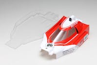 #YZ-101 - Yokomo Clear Body Set with Masking for YZ-870C