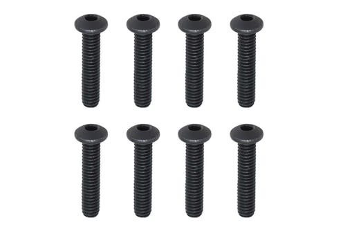 #ZC-BH2512 - Yokomo M2.5x12 Button Head Socket Screw  8pcs