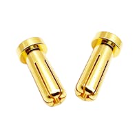 #ABM30005 - ABM LCG 5mm Gold Bullet Connectors (1 pair)