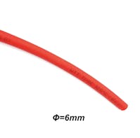 #ABM30026 - ABM 6.0MM HEATSHRINK RED  (1Metre)