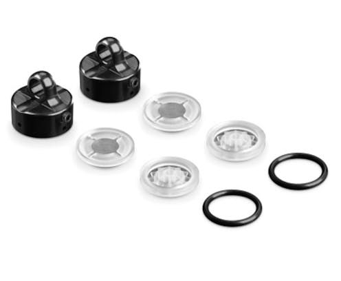#XR358057-K - XB8/GT MULTI ADJ. 3-IN-1 ALU SHOCK CAP SWISS 7075 T6 + MEMBRANES (2)