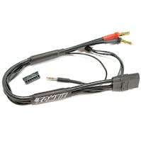 #B-TZ-100XRL - ZOMBIE XT90, 4|5mm plated male tube plug - 2s Balance Charge Lead - 300mm - 12g