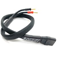 #B-TZ-1008RL - ZOMBIE  4mm male to XT90 male - Power Supply to Charger - 500mm - 10g