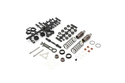 #K.OTW151 - Front Shock Set Kyosho Optima Mid (2) Gun Metal