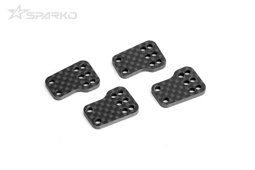 #SPKF83005-25 - Sparko F8 Carbon Rear Hub Link 2.5mm (4pcs)