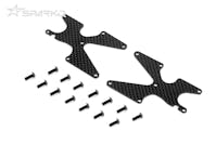 #SPKF83007-15OP - Sparko F8 Carbon Rear Arm Inserts 1.5mm - 2pcs