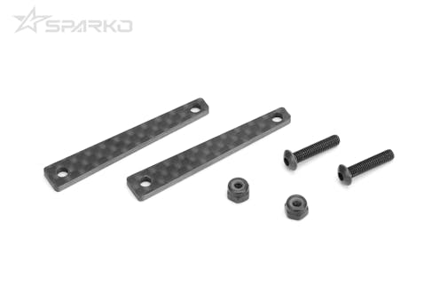 #SPKF83008-15OP - Sparko F8 Carbon Rear Brace covers 1.5mm - 2pcs