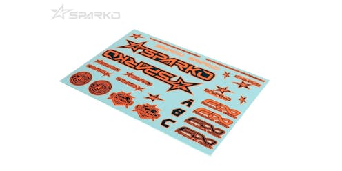 #SPKF89004-OGOP - Sparko F8 Body Sticker-Orange for Optional