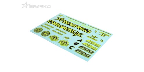 #SPKF89004-YLOP - Sparko F8 Body Sticker-Yellow for Optional